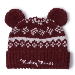 Mickey Mouse Fair Isle Ear Hat Beanie for Kids by Barefoot Dreams