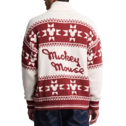 Mickey Mouse Fair Isle Zip Sweater for Adults by Barefoot Dreams