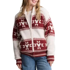 Mickey Mouse Fair Isle Zip Sweater for Adults by Barefoot Dreams