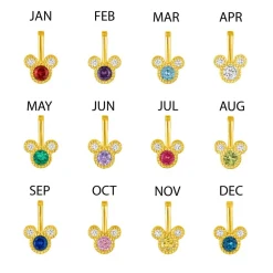 Mickey Mouse Icon Birthstone Charm by Rebecca Hook
