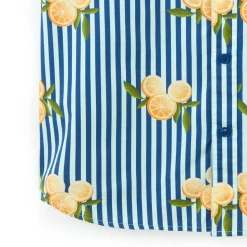 Mickey Mouse Icon Oranges Button-Down Shirt for Men
