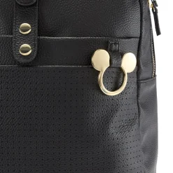 Mickey Mouse Icon Simulated Leather Flair Backpack