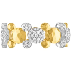 Mickey Mouse Icon Two-Tone Ring by Rebecca Hook