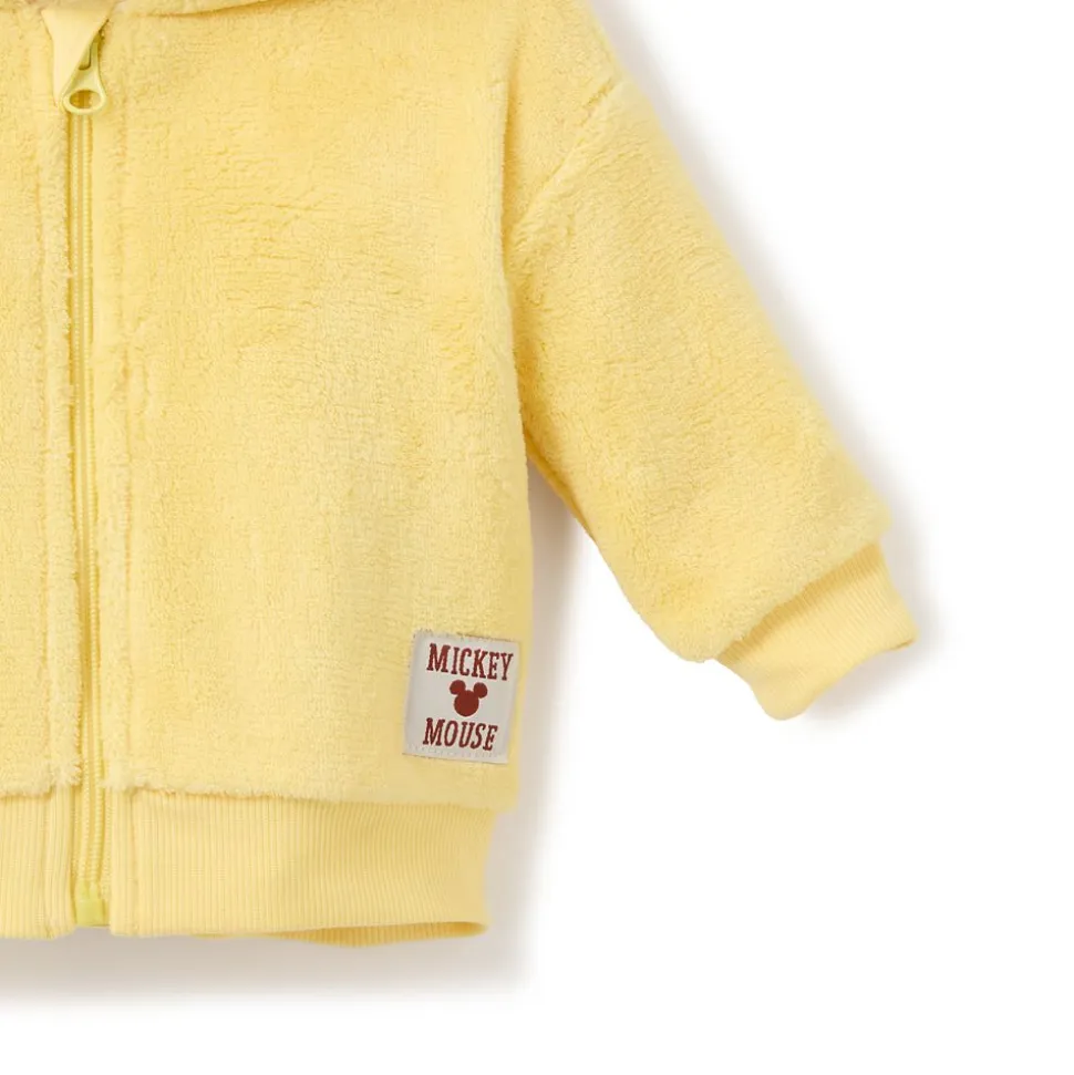 Mickey Mouse Plush Zip Hoodie for Baby