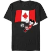 Mickey Mouse Soccer with Canada Flag T-Shirt – Customized