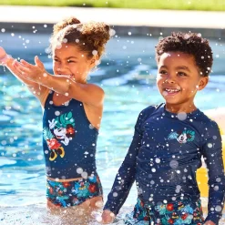Mickey Mouse Tropical Swim Trunks for Kids
