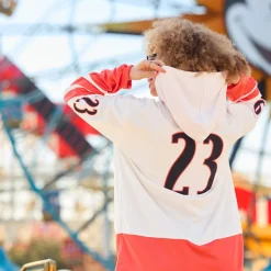 Mickey Mouse Walt Disney Productions Hockey Pullover Hoodie for Adults