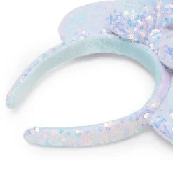 Minnie Mouse Sequin Cotton Candy Ear Headband for Adults