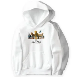 Mufasa Pride Lands Royal Family Pullover Hoodie for Kids – Mufasa: The Lion King – Customizable