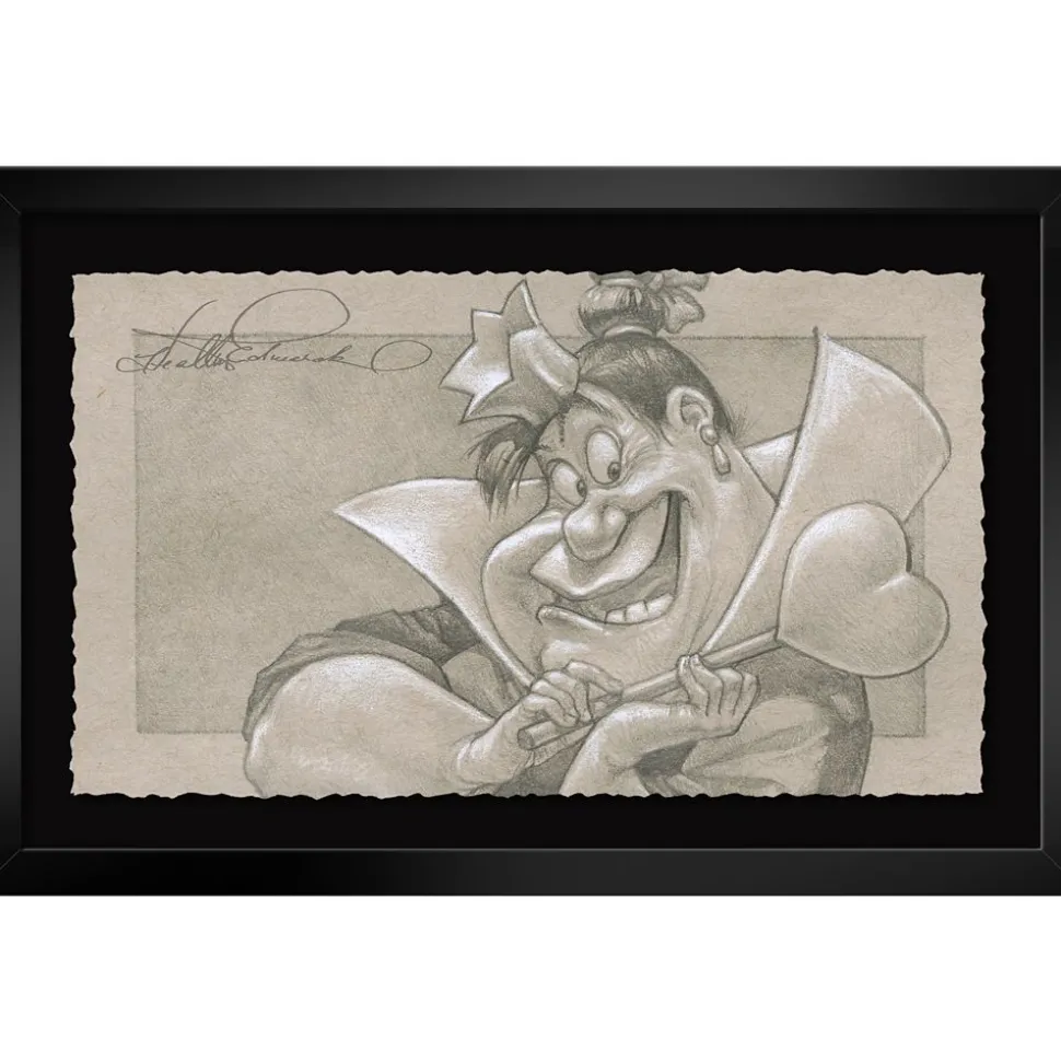 Queen of Hearts ''Let the Game Begin'' Framed Print by Heather Edwards – Alice in Wonderland – Signed Limited Edition