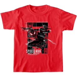 Spider-Man: Miles Morales Web Shooting T-Shirt for Kids – Customizable