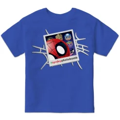 Spider-Man Photobomb Marvel Emoji Tee for Kids – Customizable