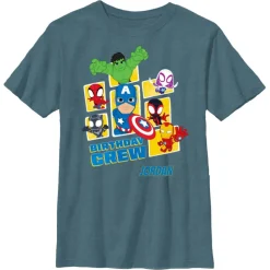 Spidey and His Amazing Friends ''Birthday Crew'' T-Shirt for Kids – Customized