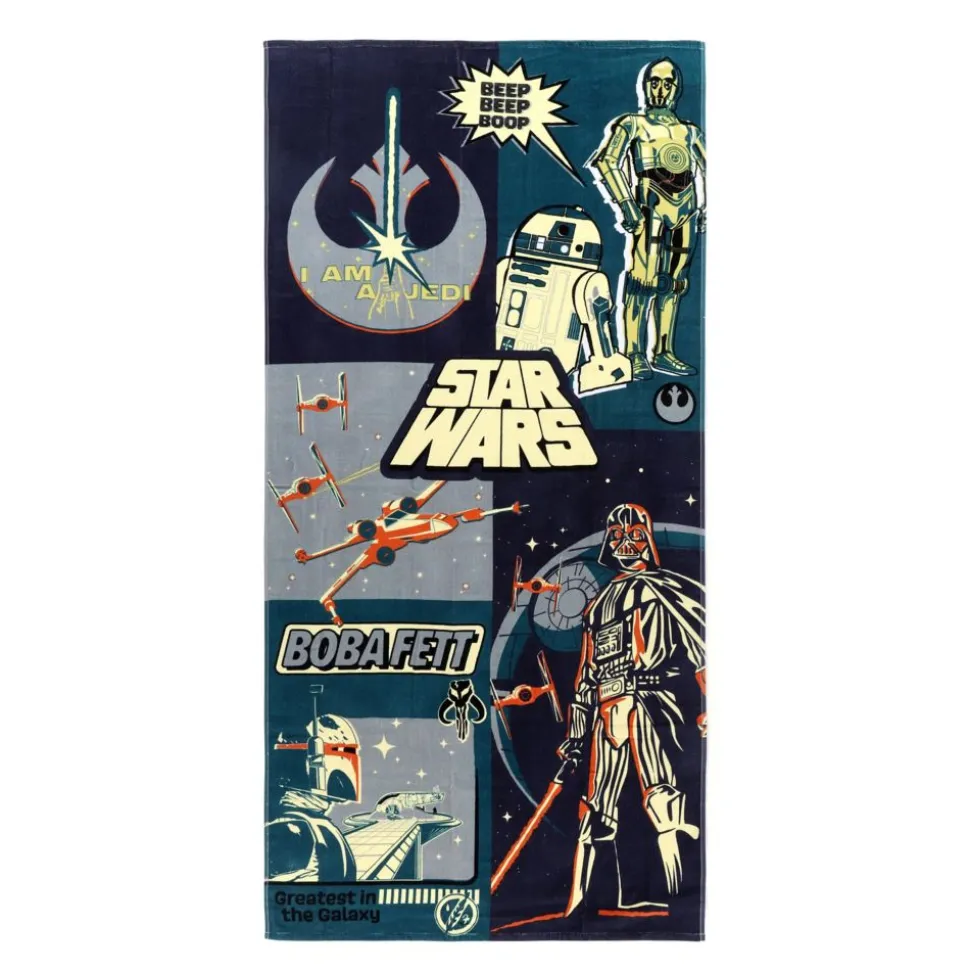 Star Wars Retro Comic Book Towel and Tote Bag Set