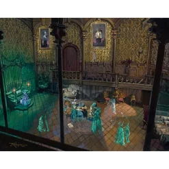The Haunted Mansion ''Foolish Mortals'' Gallery Wrapped Canvas by Rodel Gonzalez – Limited Edition