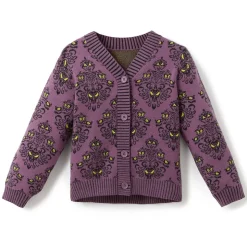 The Haunted Mansion Wallpaper Knit Cardigan for Girls