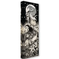 The Nightmare Before Christmas ''Twas the Nightmare Before Christmas'' Gallery Wrapped Canvas by Tim Rogerson – Limited Edition
