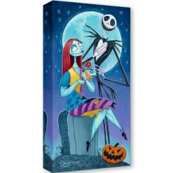 The Nightmare Before Christmas ''Stitched Together'' Gallery Wrapped Canvas by Tim Rogerson – Limited Edition