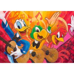 The Three Caballeros ''Three Caballeros'' Gallery Wrapped Canvas by Stephen Fishwick – Limited Edition