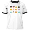 ''Tsum Tsum'' Grid Ringer Tee for Men – Customizable