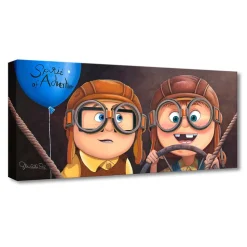 Up ''Adventure Awaits'' Canvas Artwork by Michelle St.Laurent – 14'' x 32'' – Limited Edition