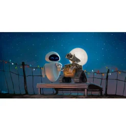 WALL•E ''It Only Takes a Moment'' Gallery Wrapped Canvas by Rob Kaz – Signed Limited Edition