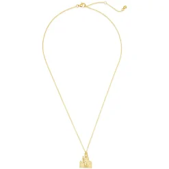 Walt Disney and Mickey Fantasyland Castle Necklace by CRISLU