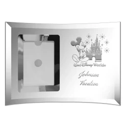 Walt Disney World Glass Frame by Arribas – Small – Personalized