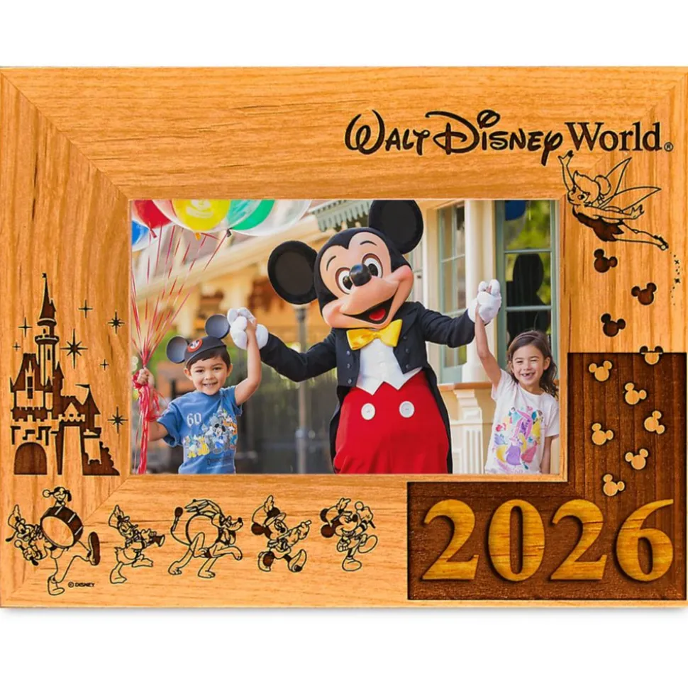Walt Disney World 2026 Photo Frame by Arribas – 4'' x 6'' – Personalized