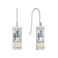 Walt Disney World Ticket Book Earrings by Rebecca Hook