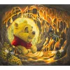 Winnie the Pooh ''Time for a Snack'' Gallery Wrapped Canvas by Sophie Ellen – Signed Limited Edition