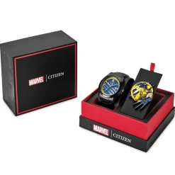 Wolverine Watch and Pin Box Set by Citizen